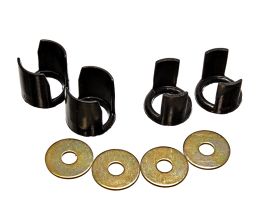 Energy Suspension 89-94 Nissan 240SX (S13) Black Rear Subframe Insert Set - a supplement to the subf for Nissan Silvia S13