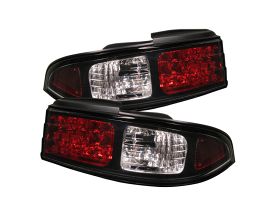 Spyder Nissan 240SX 95-98 LED Tail Lights Black ALT-YD-N240SX95-LED-BK for Nissan Silvia S14
