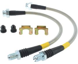 StopTech StopTech 89-98 Nissan 240SX (300ZX Upgrade) Rear Stainless Steel Brake Lines for Nissan Silvia S14
