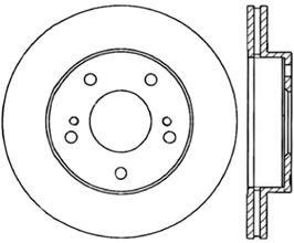 StopTech StopTech Drilled Sport Brake Rotor for Nissan Silvia S14