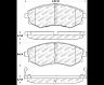 StopTech StopTech Street Select Brake Pads - Rear for Nissan 240SX