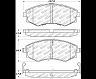 StopTech StopTech Street Touring 89-1/94 Nissan 240SX (w/ABS) Front Brake Pads