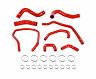 Mishimoto 04-10 Infiniti QX56 / 04-14 Titan Silicone Coolant Hose Kit - Red for Nissan Titan