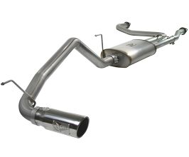 aFe Power MACHForce XP Exhaust Cat-Back 2.5/3in SS-409 w/ Polished Tip 04-12 Nissan Titan V8 5.6L for Nissan Titan A60