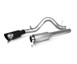 Gibson Exhaust 08-10 Nissan Titan SE 5.6L 4in Patriot Skull Series Cat-Back Single Exhaust - Stainless for Nissan Titan A60