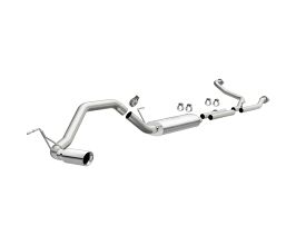 MagnaFlow CatBack 07-15 Nissan Titan V8 LGAS/LFLEX Single MF Polished Stainless Exhaust for Nissan Titan A60