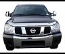 AVS 04-15 Nissan Armada High Profile Hood Shield - Chrome for Nissan Titan