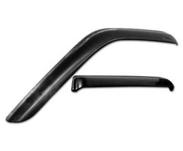 Stampede 2004-2015 Nissan Titan Extended Cab Pickup Tape-Onz Sidewind Deflector 4pc - Smoke for Nissan Titan A60