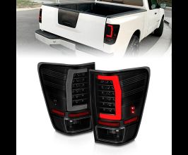 Anzo Anzo 04-15 Nissan Titan Full LED Tailights Black Housing Smoke Lens for Nissan Titan A60