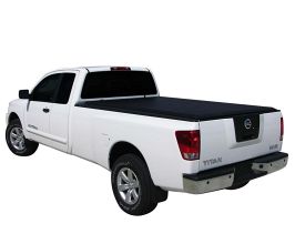 Access Literider 08-09 Titan King Cab 8ft 2in Bed (Clamps On w/ or w/o Utili-Track) Roll-Up Cover for Nissan Titan A60