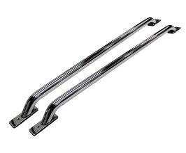 Go Rhino 04-15 Nissan Titan Stake Pocket Bed Rails - Chrome for Nissan Titan A60