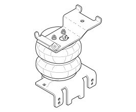 Firestone Ride-Rite Air Helper Spring Kit Rear 04-15 Nissan Titan 2WD/4WD (W217602355) for Nissan Titan A60