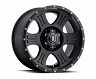 ICON Shield 17x8.5 6x5.5 0mm Offset 4.75in BS 106.1mm Bore Satin Black Wheel for Nissan Titan