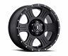 ICON Shield 17x8.5 6x5.5 0mm Offset 4.75in BS 106.1mm Bore Satin Black Wheel