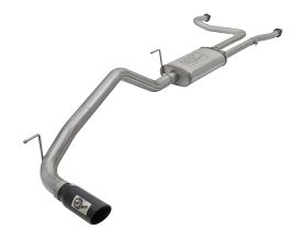 aFe Power MACHForce XP 2.5in Cat-Back Exhaust System w/ Black Tip Nissan Frontier 17-19 V8-5.6L for Nissan Titan A61