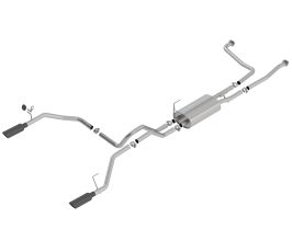 Borla 16-19 Nissan Titan 5.6L V8 2WD/4WD S-Type Catback Exhaust - Black Chrome Tips for Nissan Titan A61