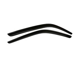 AVS 16-18 Nissan Titan XD Standard Cab Ventvisor Outside Mount Window Deflectors 2pc - Smoke for Nissan Titan A61