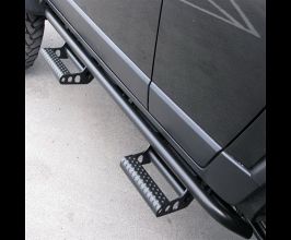 N-Fab RKR Step System 16-17 Nissan Titan/Titan XD Crew Cab - Tex. Black - 1.75in for Nissan Titan A61