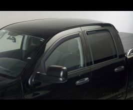 Putco 16-20 Nissan Titan Crew Cab (Set of 2) Front Only Element Tinted Window Visors for Nissan Titan A61