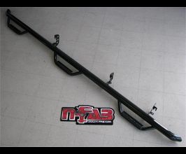 N-Fab Nerf Step 16-17 Nissan Titan Crew Cab 5.7ft Bed - Gloss Black - W2W - Bed Access - SRW - 3in for Nissan Titan A61
