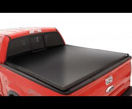 Lund 04-17 Nissan Titan (5.5ft. Bed w/Titan Box) Genesis Tri-Fold Tonneau Cover - Black for Nissan Titan A61