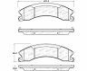 StopTech StopTech Sport Brake Pads w/Shims and Hardware - Rear for Nissan Titan