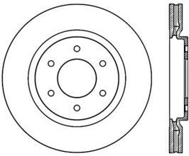 StopTech 08-10 Infiniti QX56 Front Performance Cyro Brake Rotor for Nissan Titan A61