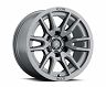 ICON Vector 6 17x8.5 6x5.5 0mm Offset 4.75in BS 106.1mm Bore Titanium Wheel for Nissan Titan