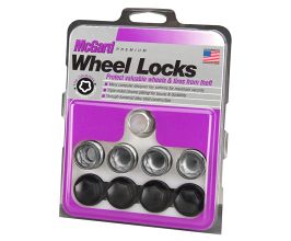 McGard Wheel Lock Nut Set - 4pk. (Under Hub Cap / Radius Seat) M14X1.5 / 19mm Hex / .890in. L w/Caps for Porsche 911 911