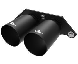 aFe Power Power Mach Force Xp 4in 304 SS Bolt-On Exhaust Tips Satin Black 14-19 Porsche 911 GT3 3.8L/4.0L for Porsche 911 991