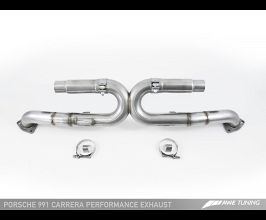AWE 991 Carrera Performance Exhaust - Chrome Silver Tips for Porsche 911 991