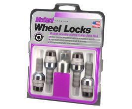 McGard Wheel Lock Bolt Set - 4pk. (Radius Seat) M14X1.5 / 17mm Hex / 28.2mm Shank Length - Black for Porsche 911 993