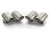 aFe Power MACH Force-Xp 304 SS OE Exhaust Tips Polished 12-16 Porsche 911 (C2S 991) H6 3.8L for Porsche 911 Turbo/Turbo S