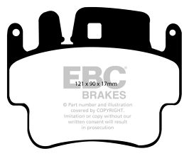 EBC 98-05 Porsche 911 (996) (Cast Iron Rotor only) 3.4 Carrera 2 Bluestuff Front Brake Pads for Porsche Boxster 986