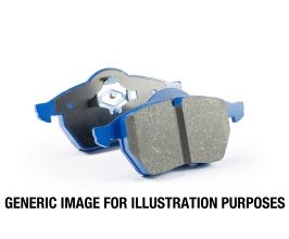 EBC 12-16 Porsche Boxster 2.7L (Cast Iron Rotors Only) Bluestuff Front Brake Pads for Porsche Boxster / Cayman 718 982