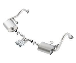 Borla 14-15 Porsche Cayman/Boxster (981) RWD 2Dr Dual Center Rear Exit Catback 4in Tip Exhaust Sys for Porsche Boxster / Cayman 981