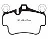 EBC 07-08 Porsche 911 (997) (Cast Iron Rotor only) 3.6 Carrera 2 Redstuff Front Brake Pads for Porsche Cayman / Boxster