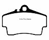 EBC 98-05 Porsche 911 (996) (Cast Iron Rotor only) 3.4 Carrera 2 Redstuff Rear Brake Pads