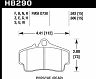 HAWK 97-12 Porsche Boxter HPS 5.0 Rear Brake Pads for Porsche Cayman / Boxster S