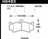 HAWK 08 Porsche 911 Targa 4/4S/03-05 911 GT2/04-08 GT3/07-08 Turbo HT-10 Race Front Brake Pads