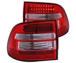 Anzo 2003-2006 Porsche Cayenne LED Taillights Red/Clear for Porsche Cayenne 955/957