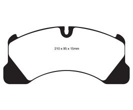 EBC 10+ Porsche Cayenne 3.0 Supercharged Hybrid Yellowstuff Front Brake Pads for Porsche Cayenne 955/957