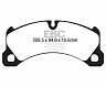 EBC 10+ Porsche Cayenne 3.6 Yellowstuff Front Brake Pads for Porsche Cayenne