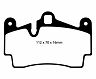EBC 11-15 Audi Q7 3.0 Supercharged Yellowstuff Rear Brake Pads for Porsche Cayenne