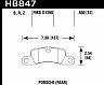 HAWK 11-18 Porsche Cayenne Performance Ceramic Rear Brake Pads