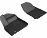 3D Mats 2019-2019 Porsche Cayenne Kagu 1st Row Floormat - Black