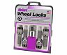 McGard Wheel Lock Bolt Set - 4pk. (Radius Seat) M14X1.5 / 19mm Hex / 35.4mm Shank Length - Black