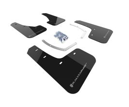 Rally Armor 18-22 Subaru Ascent Black UR Mud Flap W/ Silver Logo for Subaru Ascent WM