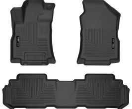 Husky Liners 2019 Subaru Ascent Weatherbeater Black Front & 2nd Seat Floor Liners for Subaru Ascent WM