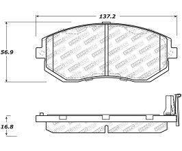 StopTech StopTech Street Select Brake Pads - Front for Subaru Crosstrek GP